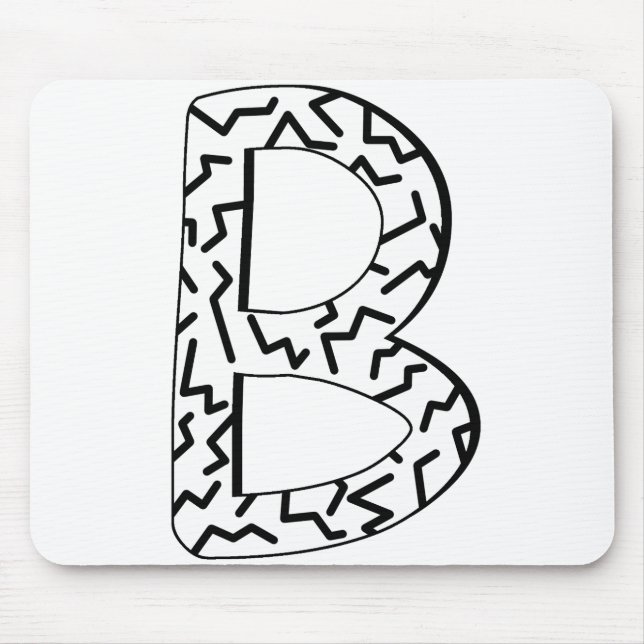 Jagged Pattern B Mousepad (Vorne)