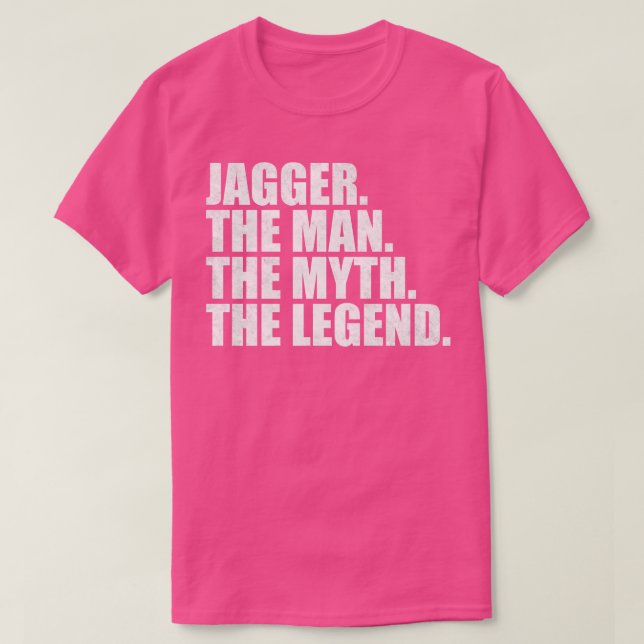 Jagger Jagger Name Jagger mit Namen T-Shirt (Design vorne)