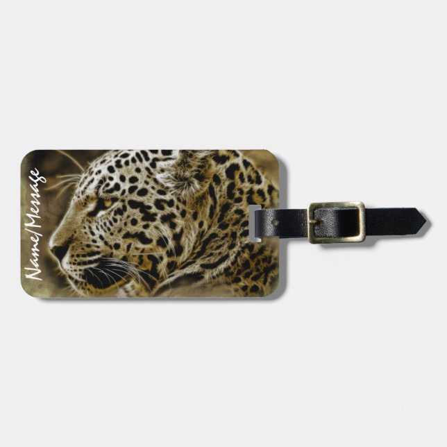 Jaguar 1 Gepäckmarken Gepäckanhänger (Vorderseite horizontal)