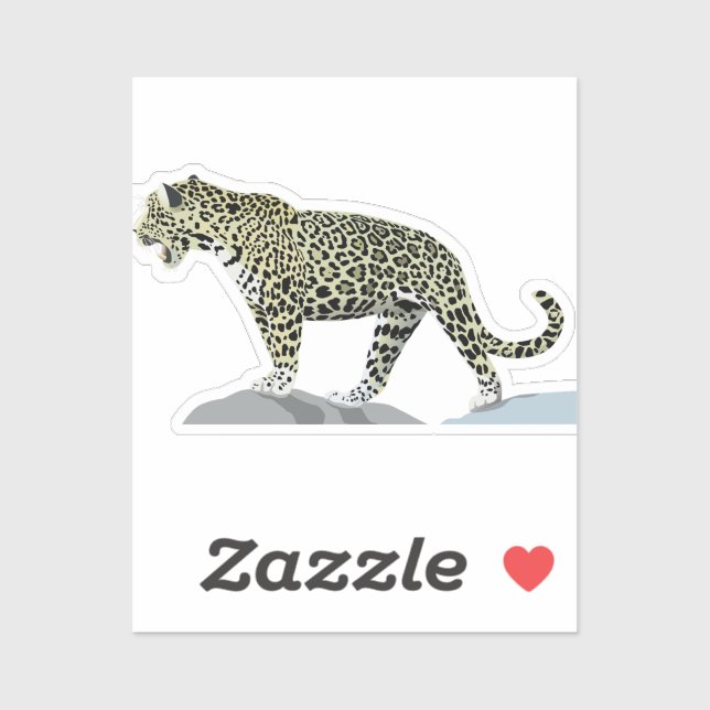 Jaguar-Animal-Cat-Wild-Dschungel Aufkleber (Blatt)