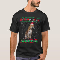 Jaguar Animal Lover Xmas Matching Santa Ugly Chris