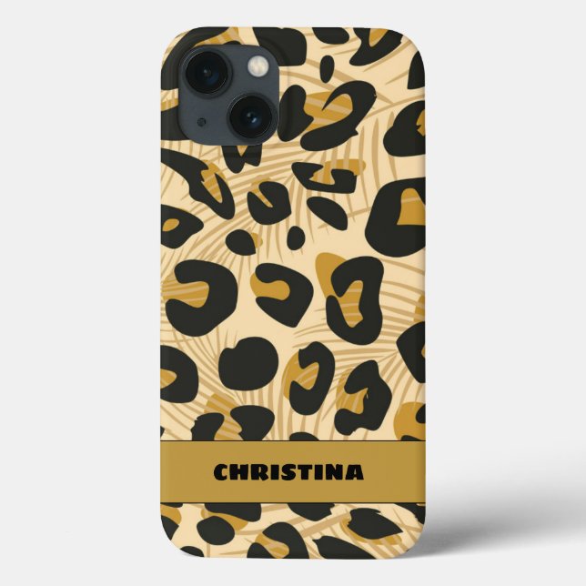 Jaguar Animal Print Case-Mate iPhone Hülle (Rückseite)