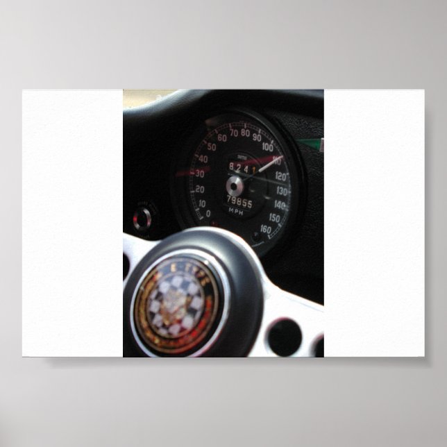 Jaguar auf Speed Poster (Vorne)