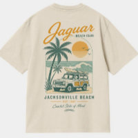 Jaguar Beach Club Jacksonville Florida Retro-T-Shi
