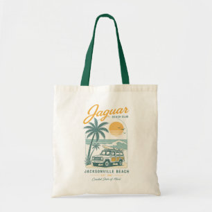 Jaguar Beach Club Jacksonville Florida Retro-T-Shi Tragetasche