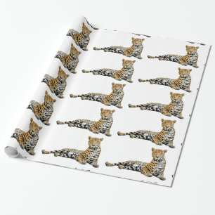 Jaguar-Bild für Rapping-Papier Geschenkpapier