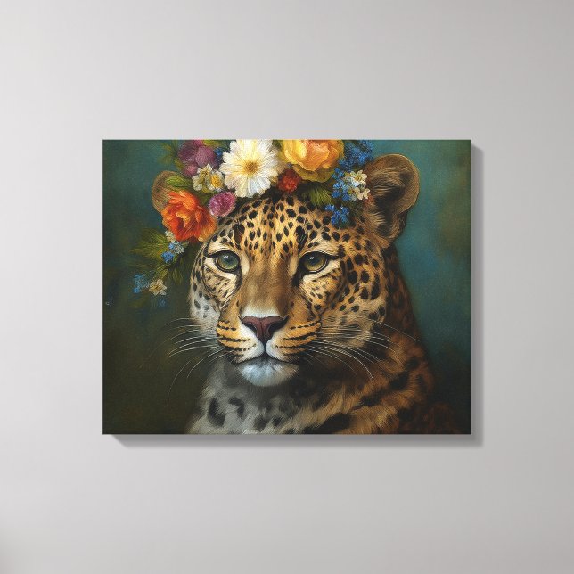 Jaguar-Blume Leinwanddruck (Vorderseite)