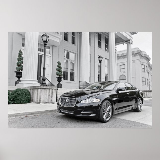 Jaguar Car Poster (Vorne)
