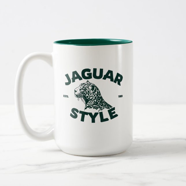 Jaguar Coffee Mug Zweifarbige Tasse (Links)