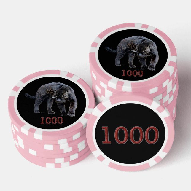 Jaguar Diablo 1000 Poker-Chip Pokerchips (Stapel)