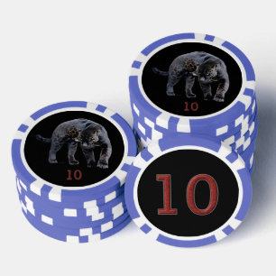 Jaguar Diablo 10-Streifen-Poker-Chip Pokerchips