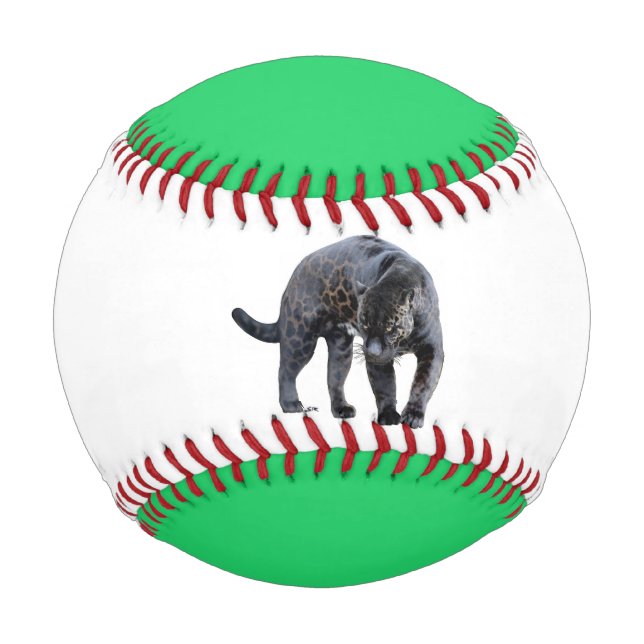 Jaguar Diablo, weißer und grüner Baseball (Vorderseite)