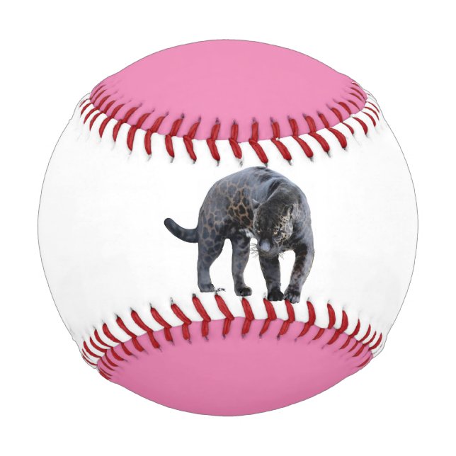 Jaguar Diablo, weißer und rosa Baseball (Vorderseite)