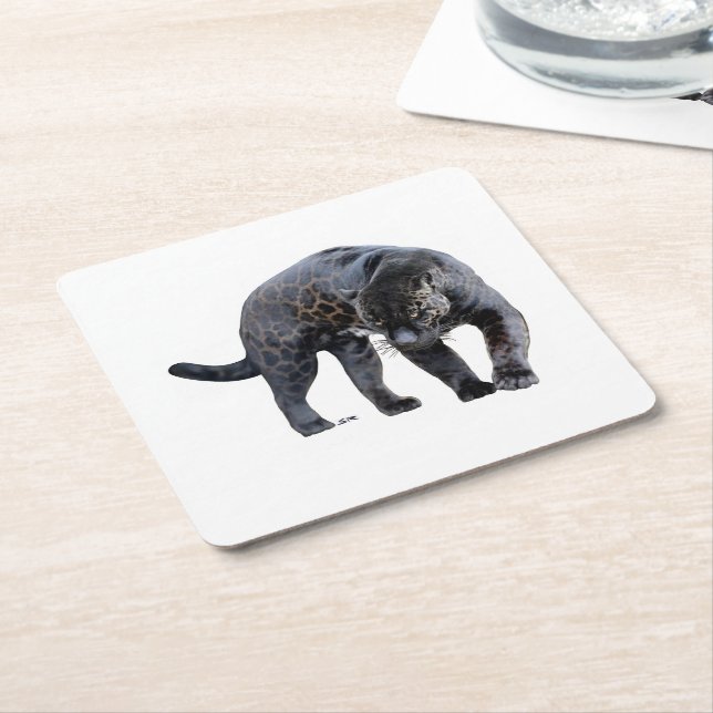 Jaguar Diablo White Paper Untersetzer (angewinkelt)