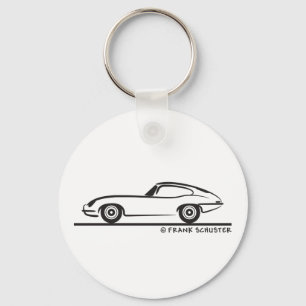 Jaguar-E-Typ-Coupe Schlüsselanhänger