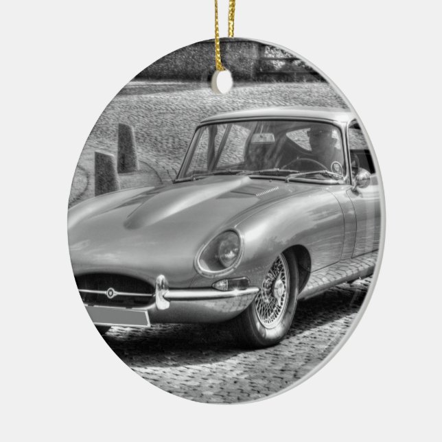 Jaguar E-Type Keramikornament (Links)