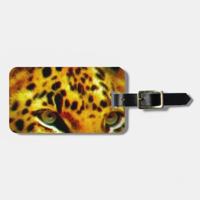 Jaguar Eyes Gepäckanhänger (Vorderseite horizontal)
