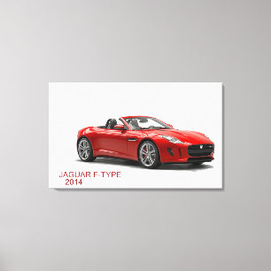 Jaguar F-TYPE 2014 Leinwanddruck