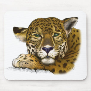 Jaguar färbte mousepad