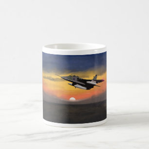 Jaguar Fighter Sunset Mug