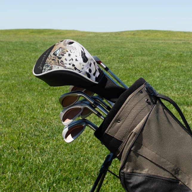 Jaguar ~ gefärbt golf headcover (In SItu)