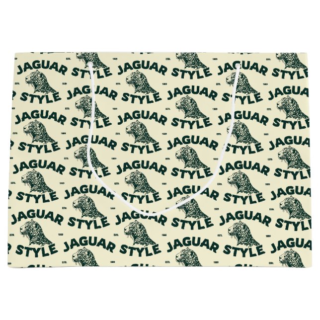 Jaguar Große Geschenktasche Geschenktüte (Vorderseite)