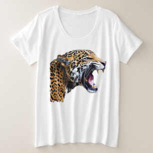 Jaguar Große Größe T-Shirt