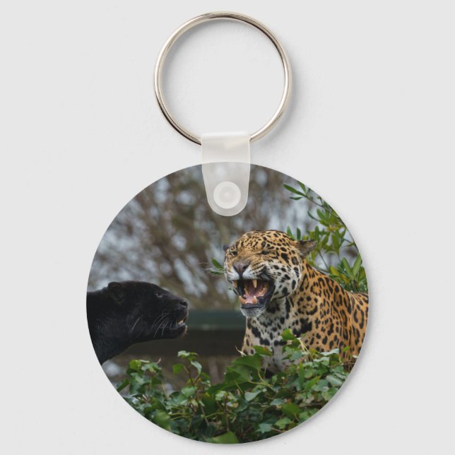 Jaguar Growl Schlüsselanhänger (Vorderseite)