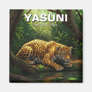 Jaguar im Yasuni-Nationalpark Ecuador Magnet