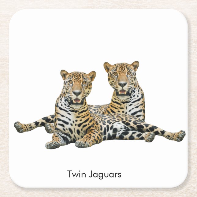 Jaguar-Image für Paper Untersetzer (Vorderseite)