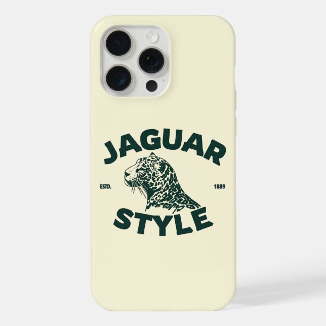 Jaguar iPhone 15 Pro Max Hülle (Rückseite)