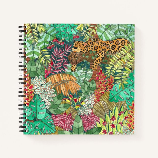 Jaguar Jungle Bullet-Notebook Notizbuch (Vorderseite)