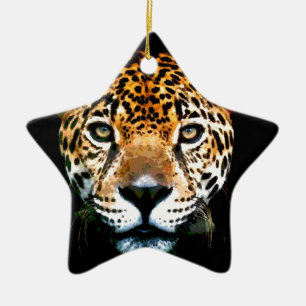 Jaguar Keramik Ornament