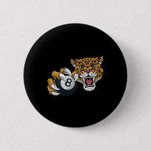 Jaguar Leopard Cheetah Pool Billiards Ll Cartoon C Button