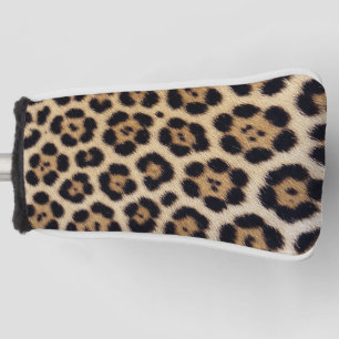 jaguar leopard textur fell haut leder tier pri golf headcover