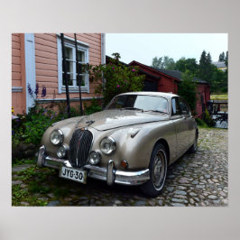 Jaguar Mark 2 in Porvoo, Finnland Poster