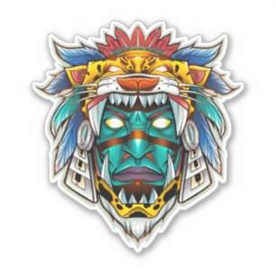 Jaguar of the Night (Tezcatlipoca) Aufkleber