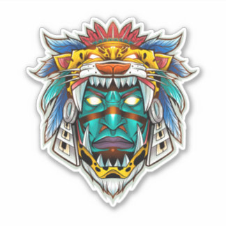 Jaguar of the Night (Tezcatlipoca) Aufkleber