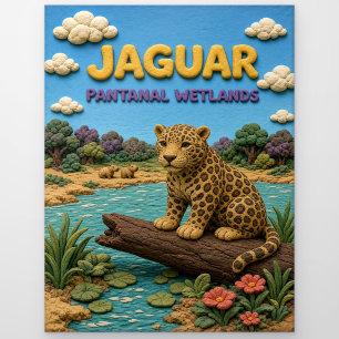 Jaguar Pantanal-Feuchtgebiete Modern KlayKoo Postkarte