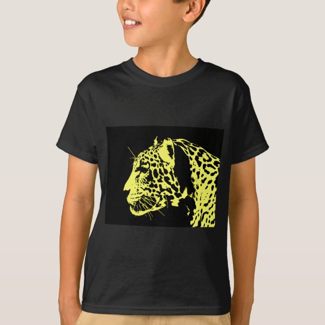 Jaguar Pop Art T-Shirt (Vorderseite)