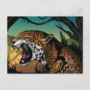 Jaguar Postkarte