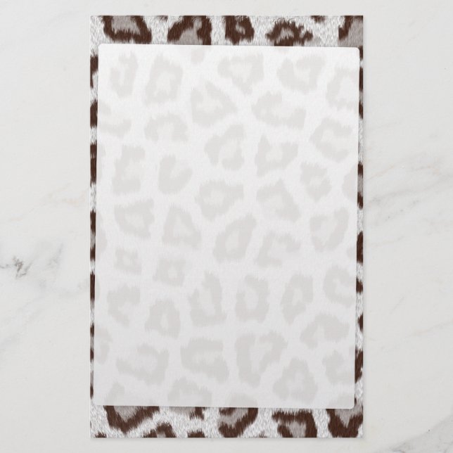 Jaguar Print Briefpapier (Vorderseite)