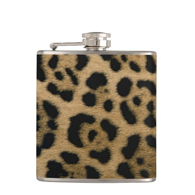 Jaguar Print Flachmann (Vorderseite)