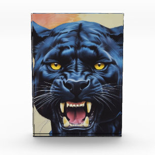 Jaguar - Schwarzer Panther Fotoblock