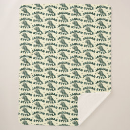 Jaguar Sherpa Blanket Sherpadecke