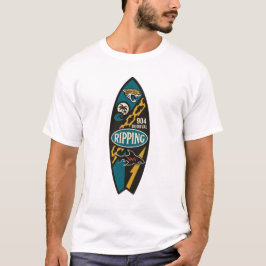 Jaguar Surfing RIPPING T-Shirt