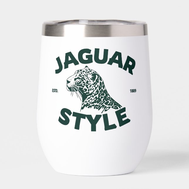 Jaguar-Thermal-Weinbecher (Rückseite)
