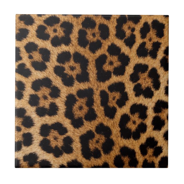 Jaguar-Tierfellmuster Fliese (Vorderseite)