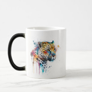 Jaguar Watercolor Verwandlungstasse