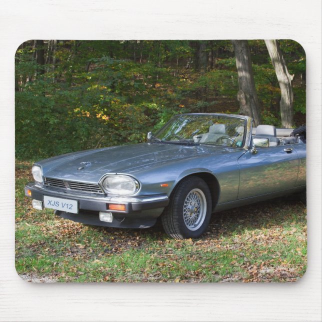 Jaguar XJS V12 Cabriolet Mousepad (Vorne)